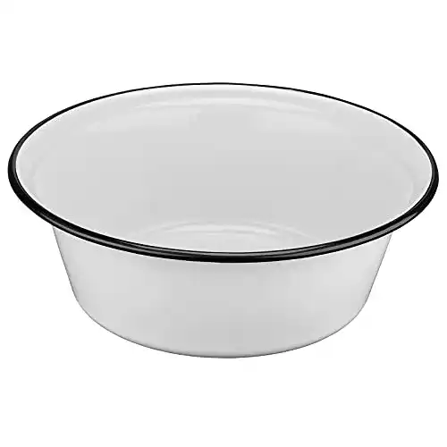 Emaille-Schüssel Kosmetex 40 cm für Garten, Gäste und Fußbad