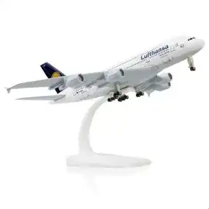 Modellflugzeug Qiyumoke 1/300 Metallmodell Lufthansa A380