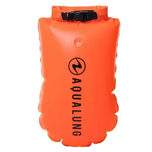 Aqualung iDry Bag Schwimmboje, aufblasbar und wasserdicht, 15 Liter
