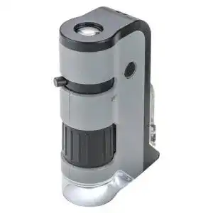 Taschenmikroskop Carson MicroFlip 100x-250x mit Smartphone-Adapter