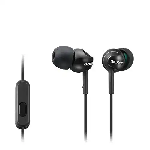 In-Ear-Kopfhörer Sony MDR-EX110APB in Schwarz
