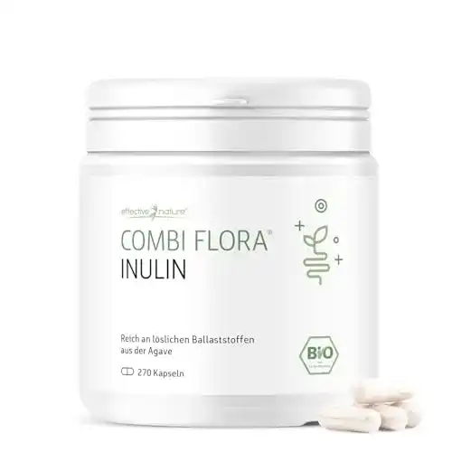 Inulin Effective Nature Bio – 270 vegane Kapseln zur Nahrungsergänzung
