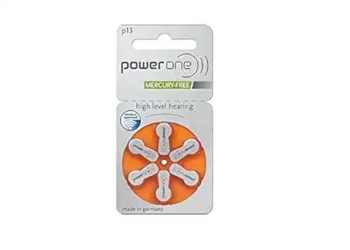 Power One Hörgeräte Batterien Typ 13 PR48 ohne Quecksilber