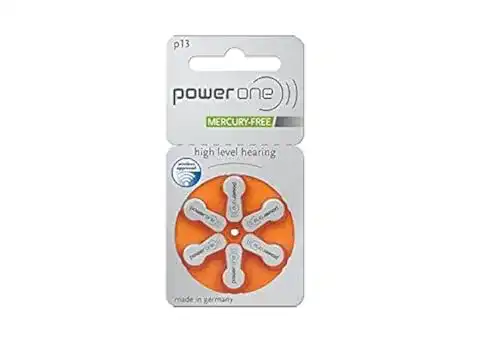 Power One Hörgeräte Batterien Typ 13 PR48 ohne Quecksilber