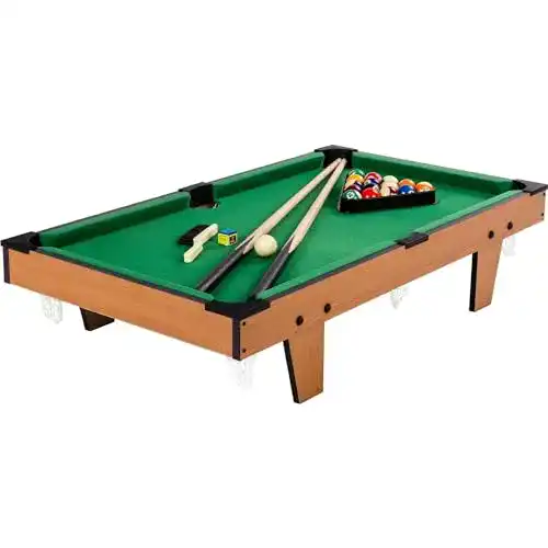 Mini Billardtisch Games Planet Micro mit Zubehör und 3 Dekoren