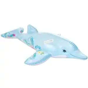 Intex 58535NP 58001 Schwimmdelphin, blau, 1,75m x 66cm