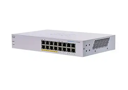 16-Port Gigabit Switch Cisco Business CBS110-16PP-D
