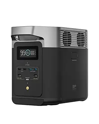 Tragbare Powerstation EF EcoFlow Delta 2 mit Solarpanel