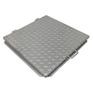 Schachtabdeckung Einside Deckel für Tank, verzinkt 80 x 80 cm