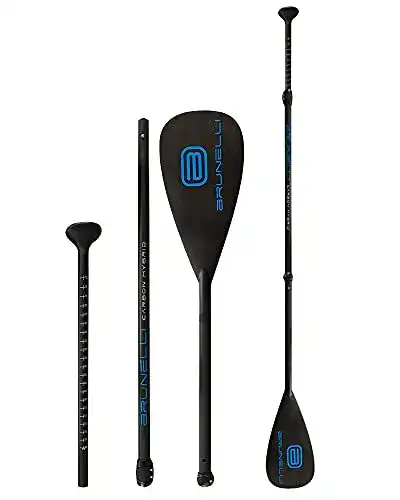 Brunelli Carbon Hybrid SUP Paddel 3-teilig verstellbar 180-220cm