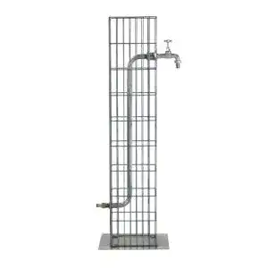 Wasserzapfsäule bellissa Gabionen-Wassersäule aus Metall