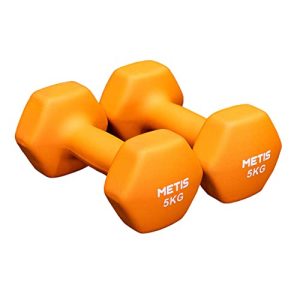 Metis Neopren Hex Hanteln Set 5 kg – Verschiedene Größen