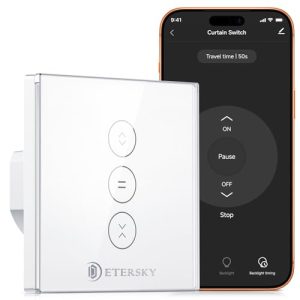 Etersky Smart Rolladenschalter mit Zeitschaltuhr für Rolladen