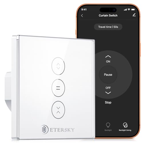 Etersky Smart Rolladenschalter mit Zeitschaltuhr für Rolladen