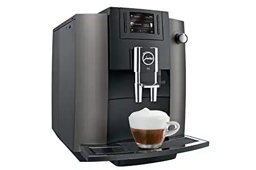 Jura E6 Dark Inox Kaffeevollautomat freistehend