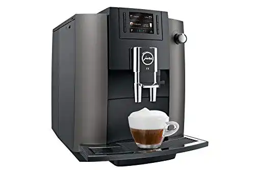 Jura E6 Dark Inox Kaffeevollautomat freistehend