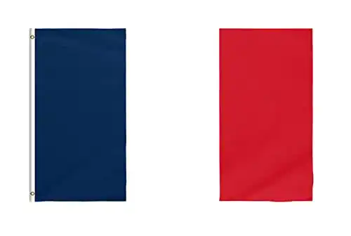 Frankreich Flagge Star Cluster 90 x 150 cm Polyester mit Ösen