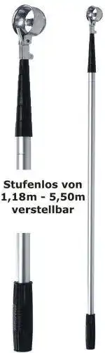 Ballangel Golf Silverline Teleskop-Ballangel aus Aluminium bis 5,50 m