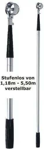 Ballangel Golf Silverline Teleskop-Ballangel aus Aluminium bis 5,50 m