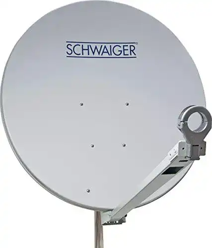 Satellitenschüssel 100 cm Schwaiger SPI1000.0 Aluminium Offset-Antenne