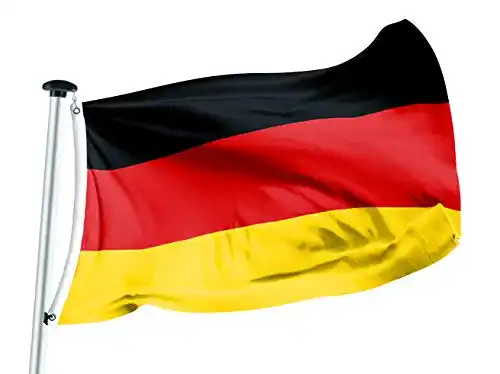 FLAGLY Premium Deutschlandfahne 100×150 cm aus hochwertigem Material