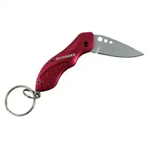 Taschenmesser Munkees Klappmesser II Schlüsselanhänger aus Edelstahl