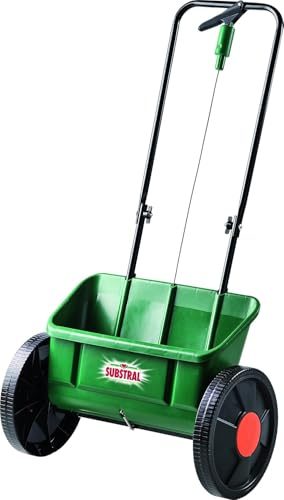 Streuwagen Substral EvenGreen Kasten mit großen Rädern für Rasendünger