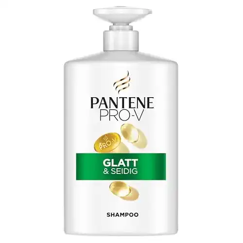 Pantene Pro-V Glatt & Seidig Shampoo 1000 ml Pumpspender für glattes Haar