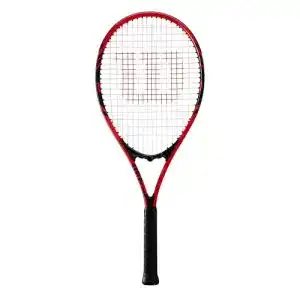 Wilson Tennisschläger für Damen und Herren, Anfänger, Aluminium, Rot/Schwarz
