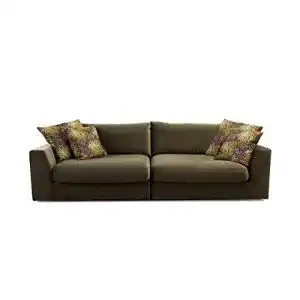 Cavadore Big Sofa Fiona XXL-Couch mit tiefen Sitzflächen