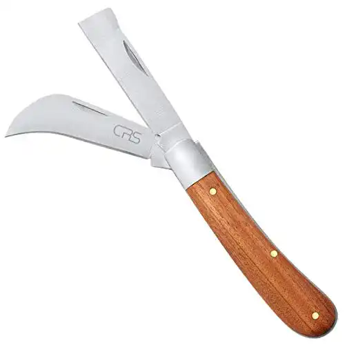 Okuliermesser CRS Gartenmesser mit 2 Klingen und Gartenhippe