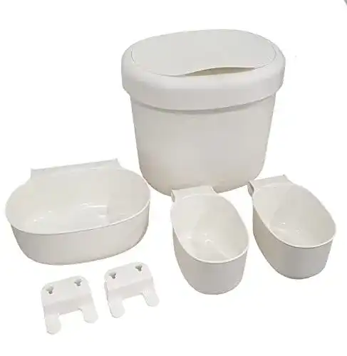 Windeleimer von IKEA im 4er-Set, weiß, 27 x 23 x 26 cm