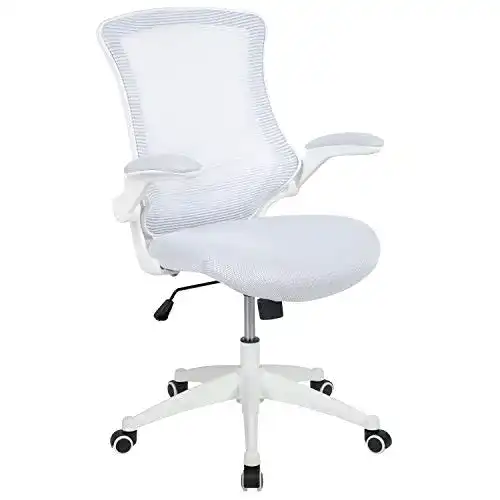 Ergonomischer Weißer Bürostuhl von Flash Furniture