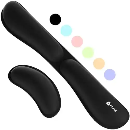 Handballenauflage Klim Wrist Rest – Set für Tastatur und Maus – Gel