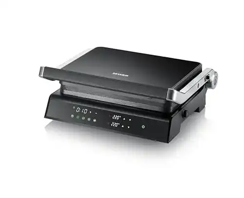 Severin SEVINI Comfort Tischgrill für Fleisch, Fisch und Gemüse