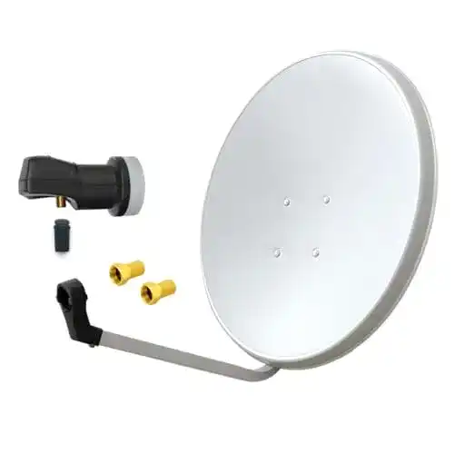 Satellitenschüssel 60 cm ARLI HD Sat Anlage mit Single LNB