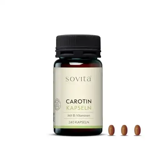 Beta-Carotin SoVita Carotin Kapseln mit Niacin und Vitamin B2