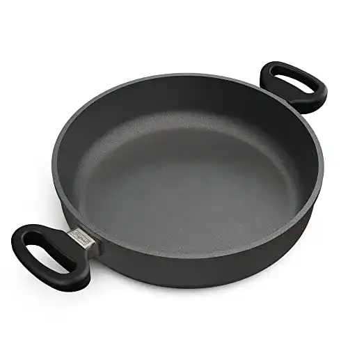 Hoffmann Servierpfanne 32 cm mit hohem Rand aus Aluminium
