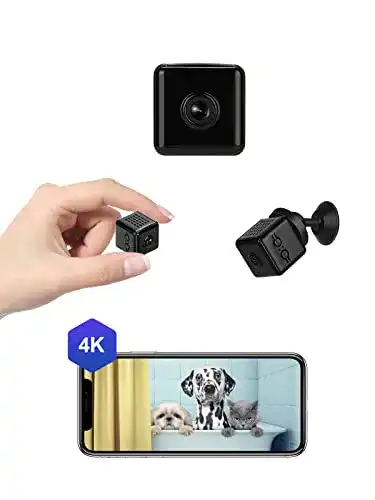 WIWACAM MW1 Mini Kamera mit 4K HD und WLAN-Funktion