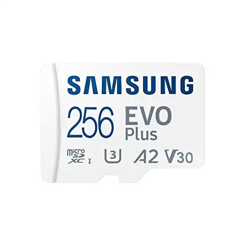 Samsung EVO Plus microSD Speicherkarte 256 GB für vielseitige Nutzung