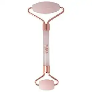 Rosenquarz-Gesichtsroller von Parsa Beauty Gua Sha Roller für Gesichtsmassage