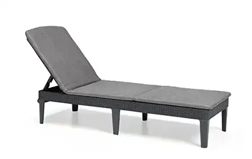 Sonnenliege Keter Jaipur mit verstellbarer Rückenlehne für den Garten