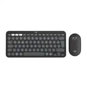 Logitech Pebble 2 Combo kabelloses Tastatur-Maus-Set