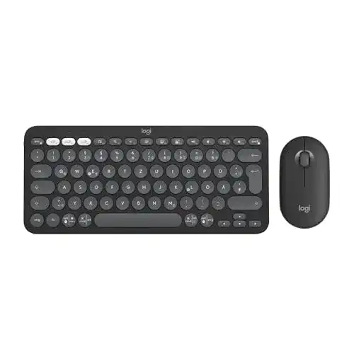 Logitech Pebble 2 Combo kabelloses Tastatur-Maus-Set