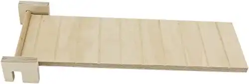 Hühnerleiter Getzoo schwenkbare Holzrampe 32 x 10 cm