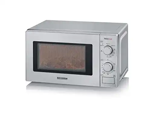 Mini-Mikrowelle Severin 2-in-1 mit Grillfunktion und 700 W Leistung
