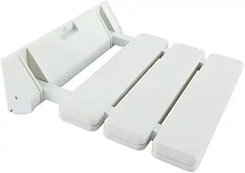 Klappbarer Duschhocker von FreeTec mit Wandmontage und 130 kg Tragkraft