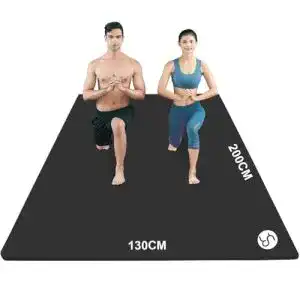 Yogamatte XXL Rytmat 200×130 cm NBR 15 mm für Yoga und Fitness