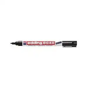 Edding 8040 Textilstift Wäschemarker in Schwarz – Permanentes Beschriften