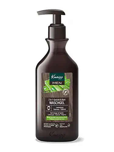 Kneipp MEN 2in1 Gesicht und Bart Waschgel 250 ml für Männer
